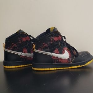 Nike Big High Black-silver-maize yellow KILL BILL